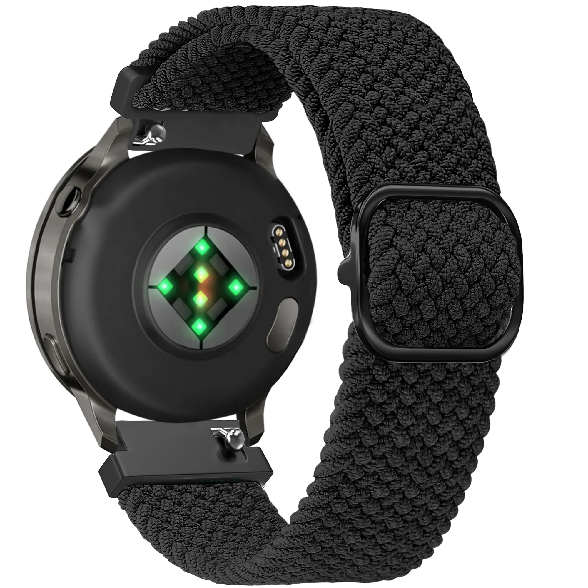 Bandz Garmin Forerunner 265s Adjustable Braided Strap (Black)