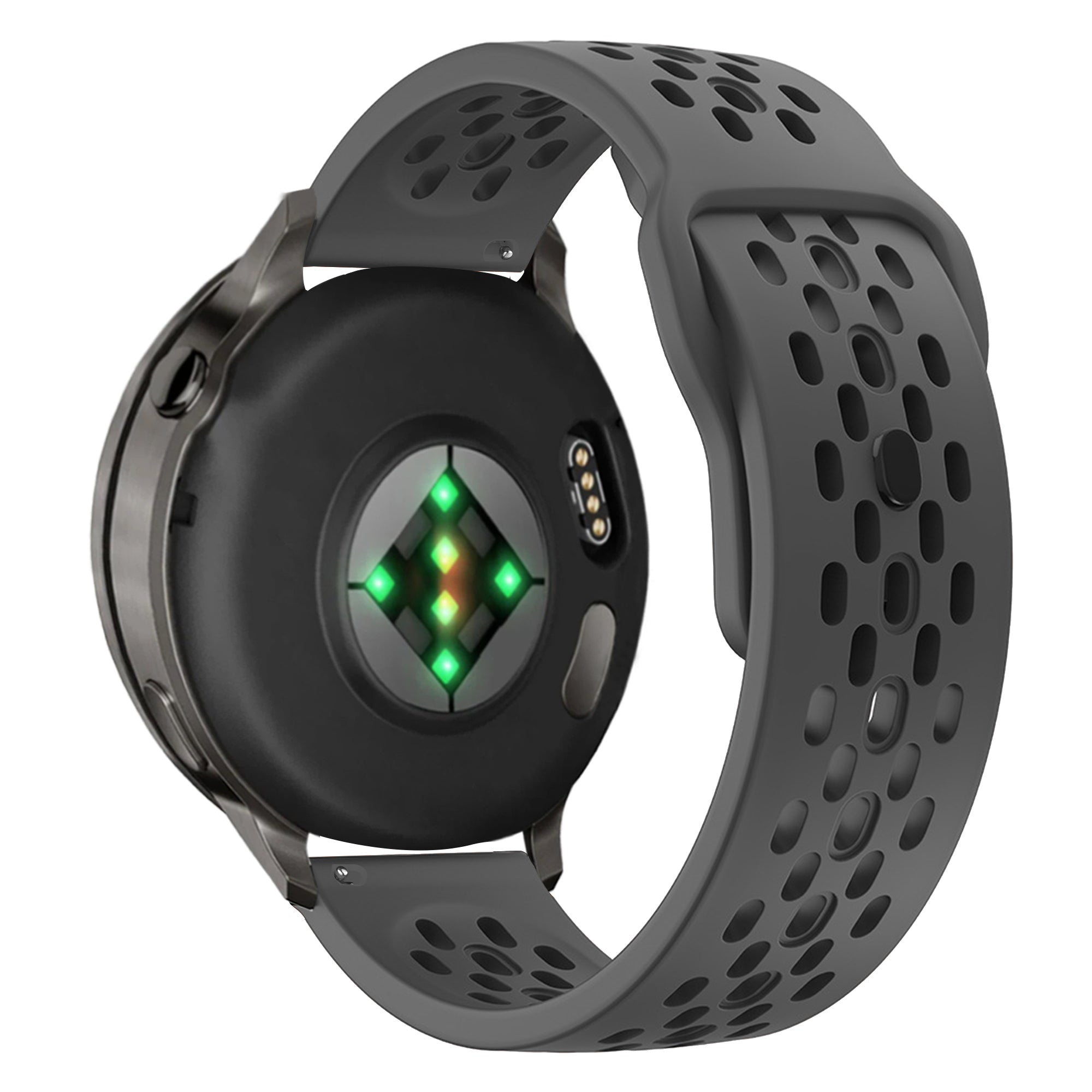 Bandz Garmin Venu 4 - 45mm Silikonarmband 'Air' (Dunkelgrau)