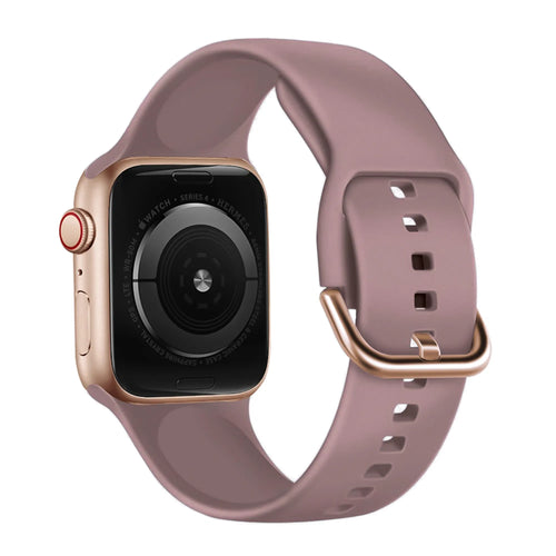 Apple Watch Silk Silicone Strap (Smoke Purple)