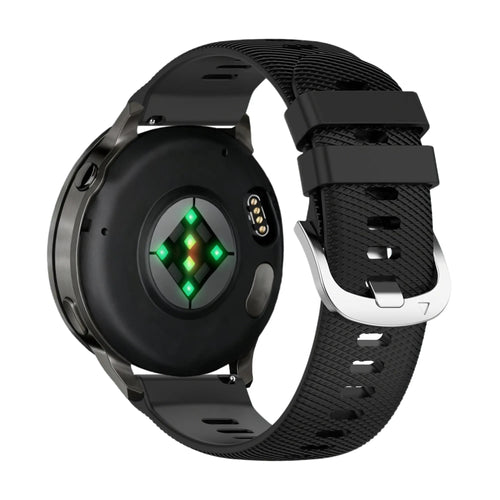 Bandz Garmin Venu 3s Silikonarmband 'Deluxe' (Schwarz)