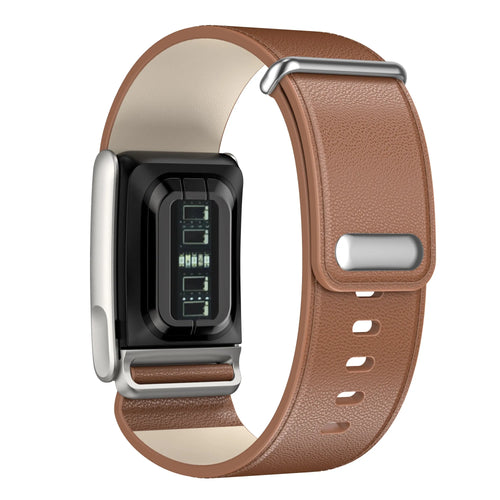 Kompatibel mit Whoop MG Lederarmband (Braun)
