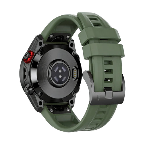 Bandz Garmin D2 Charlie Silikonarmband 'Classic' (Armee Grün)
