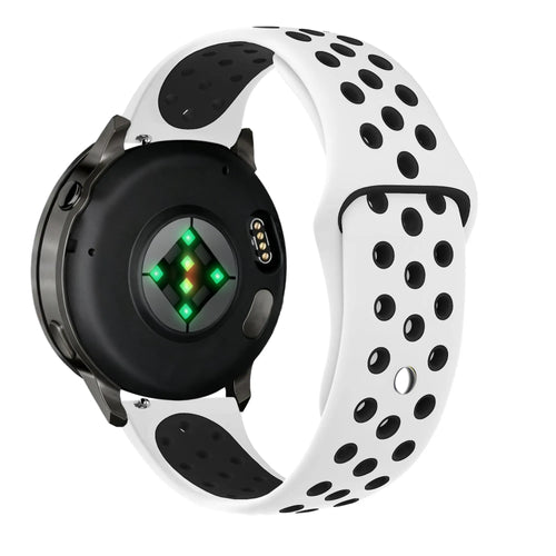 Bandz Garmin Venu 3 Sportarmband 'Deluxe' (Weiß/Schwarz)