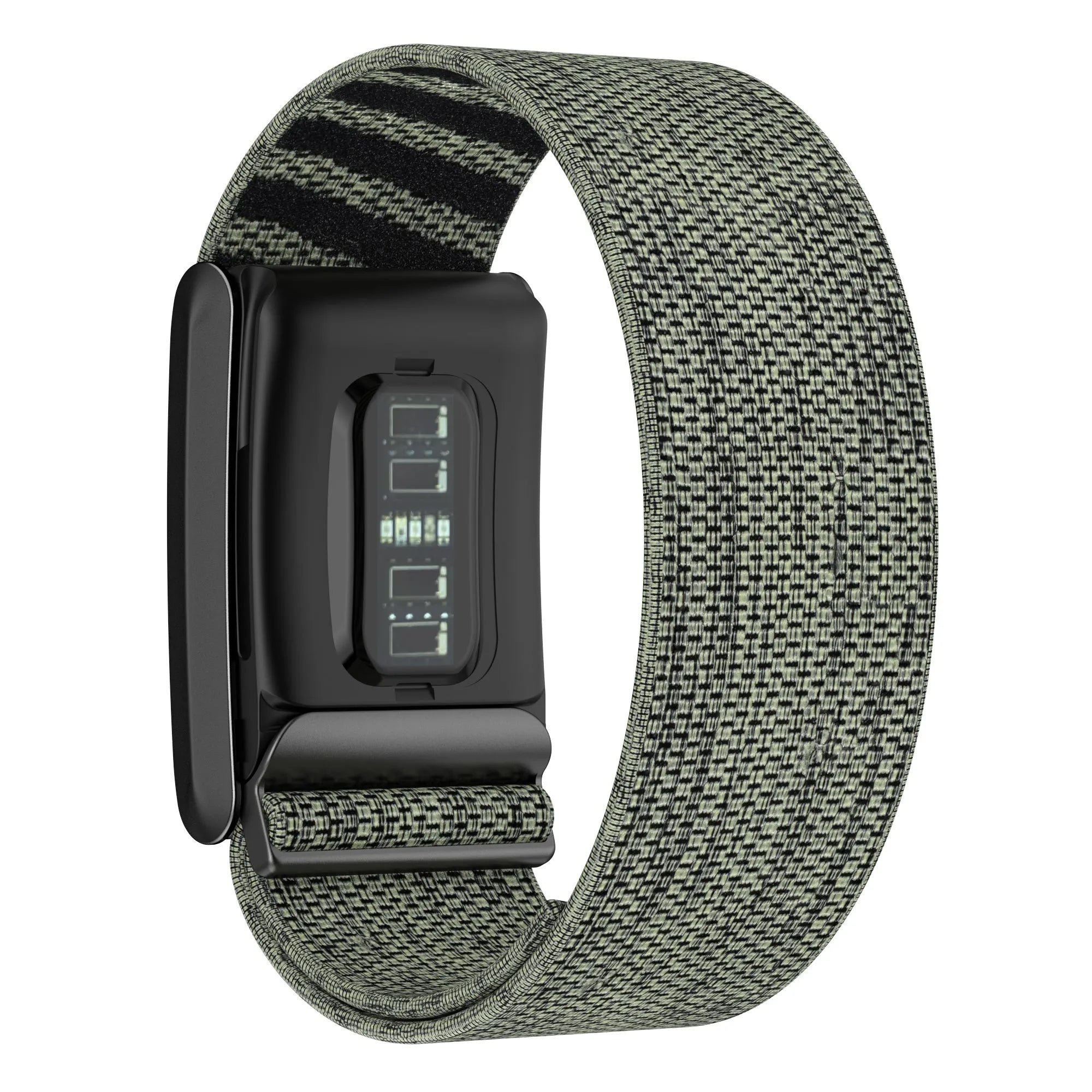 Kompatibel mit Whoop 4.0 Nylonarmband (Grau-gruen)