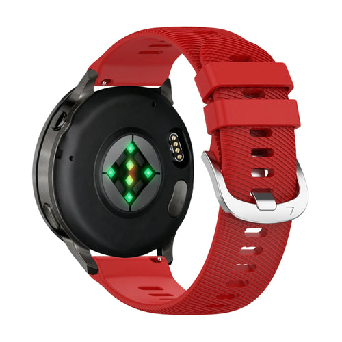 Bandz Garmin Venu 3s Silikonarmband 'Deluxe' (Rot)