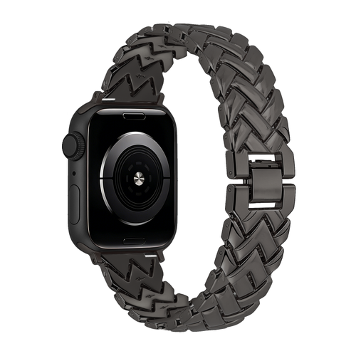 Bandz Apple Watch Metallarmband 'V-Type' (Schwarz)
