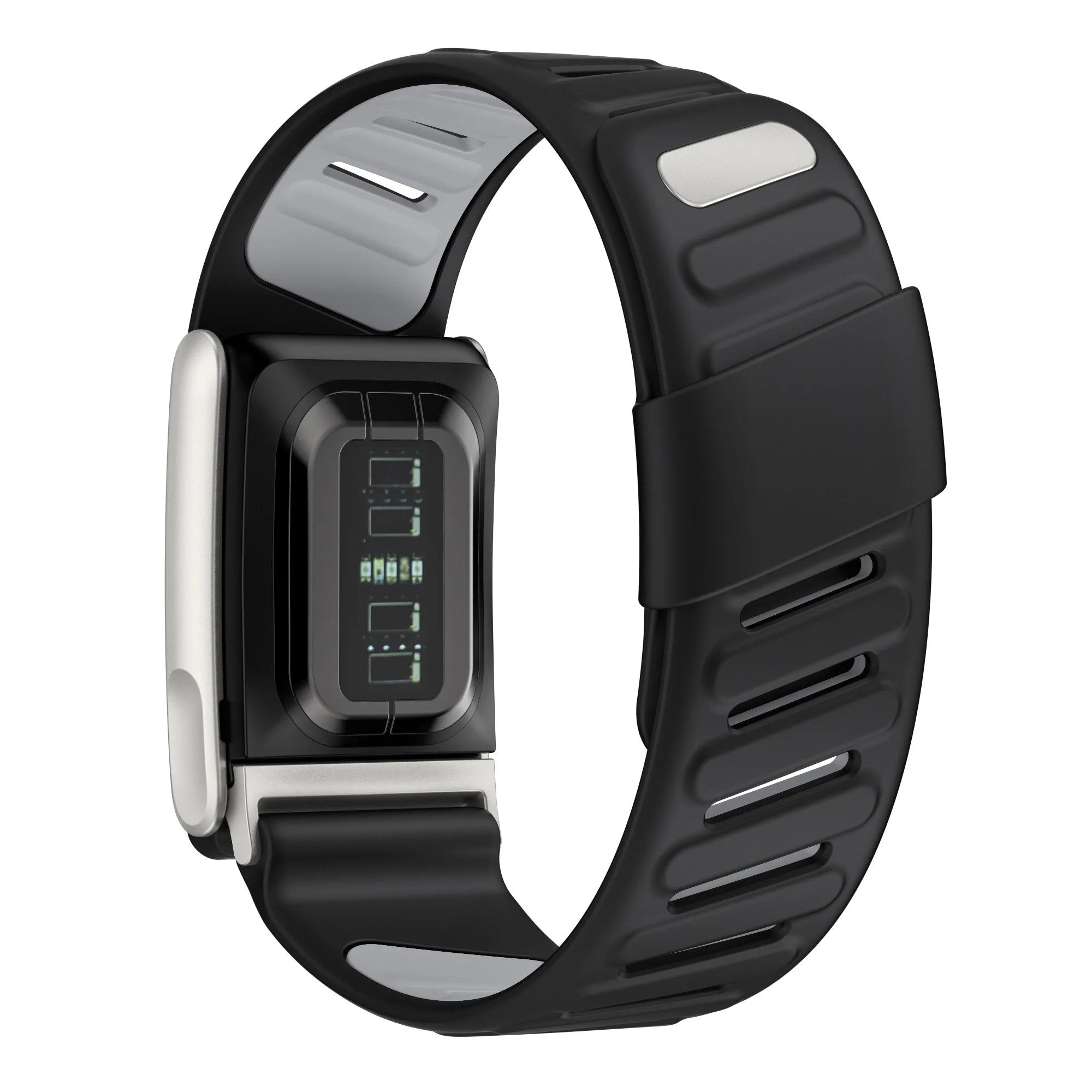 Kompatibel mit Whoop MG Sportarmband (Schwarz/Grau)