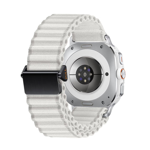 Samsung Galaxy Watch Ultra Outdoor Nylonarmband (Weiß)