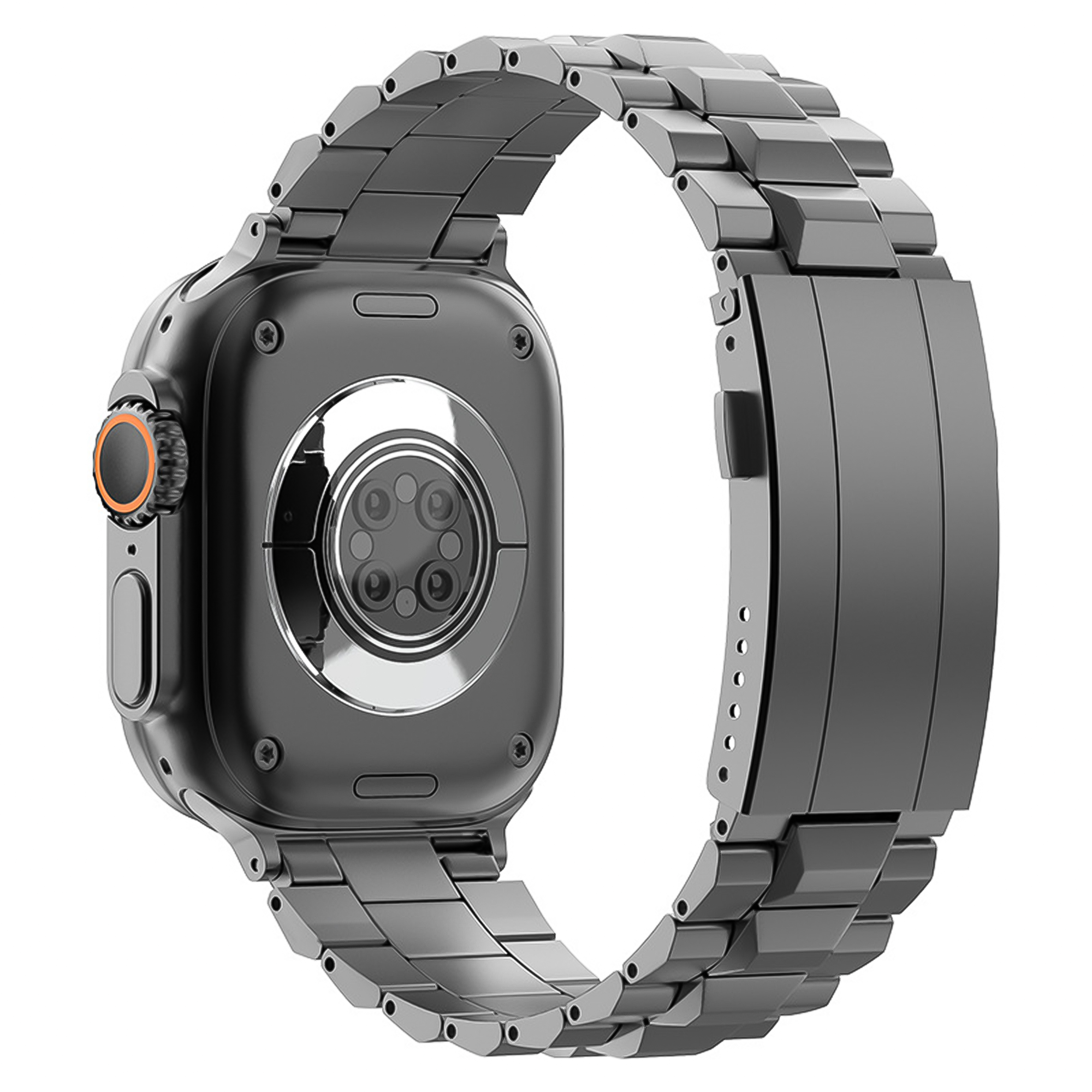 Bandz Apple Watch Ultra Titanarmband 'Deluxe' (Graphit)