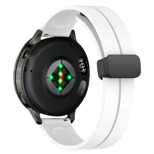 Bandz Garmin Venu 4 - 45mm Silikonarmband mit D-Schnalle (Weiß)