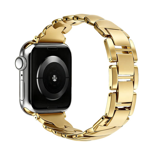 Bandz Apple Watch Premium Metal Strap 'Twisted' (Gold)