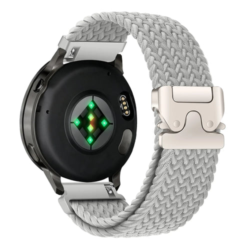 Bandz Garmin Venu 3 Braided Strap 'Parachute' (Light Grey)