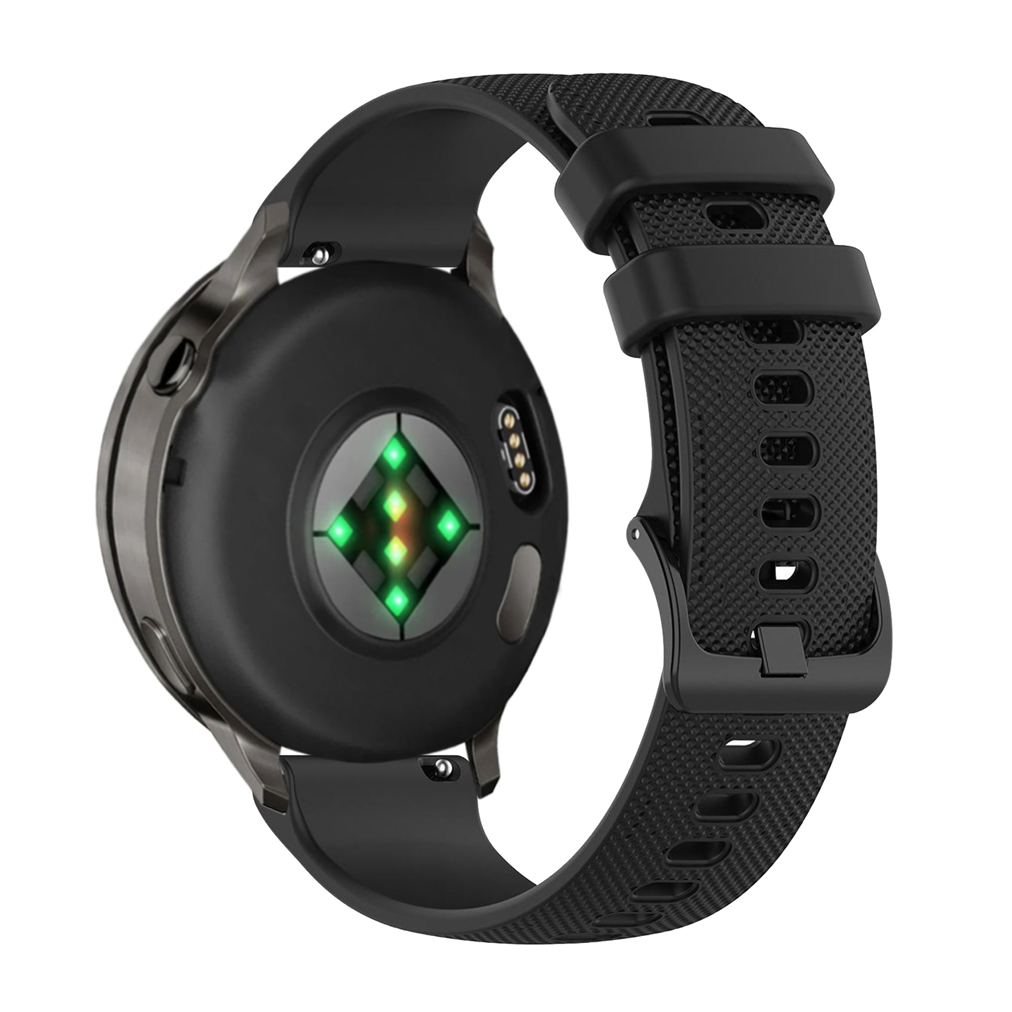 Bandz Garmin Venu 4 - 45mm Silikonarmband 'Premium' (Schwarz)