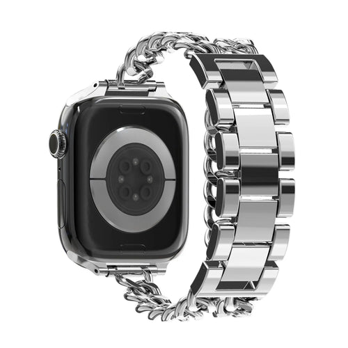 Bandz Apple Watch Steel Strap 'Double Tour' (Silver)