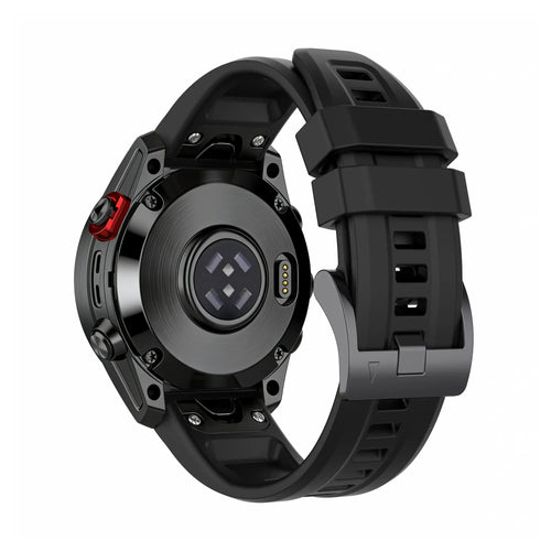 Bandz Garmin Tactix 7 Pro Silikonarmband 'Classic' (Schwarz)