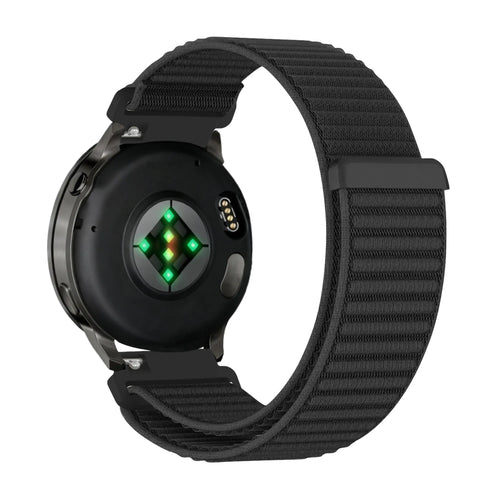 Bandz Garmin Venu 3 Nylon Strap 'Wave' (Black)