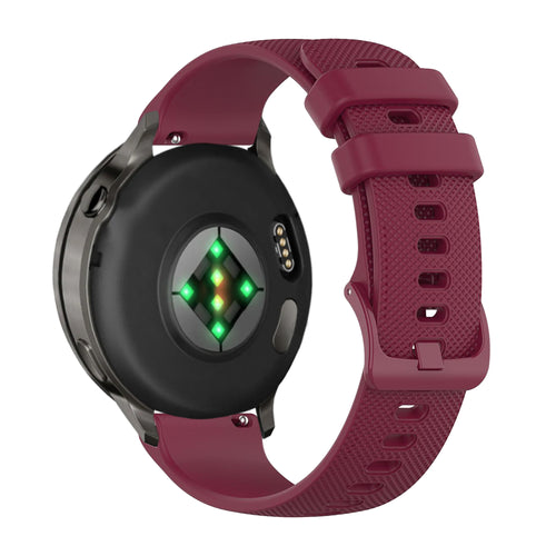 Bandz Garmin Forerunner 70 Silicone Strap 'Premium' (Wine Red)