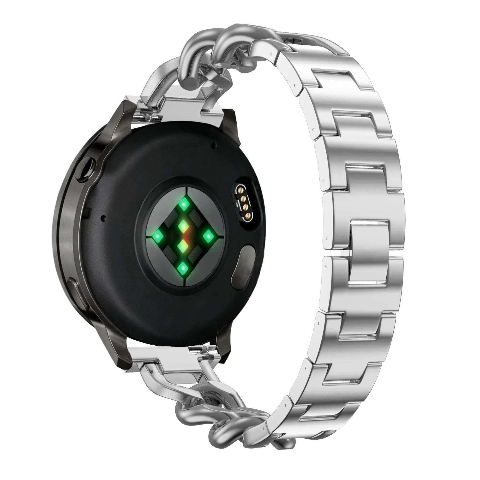Bandz Fossil Gen 5e - 42mm Metal Strap 'Chains' (Silver)