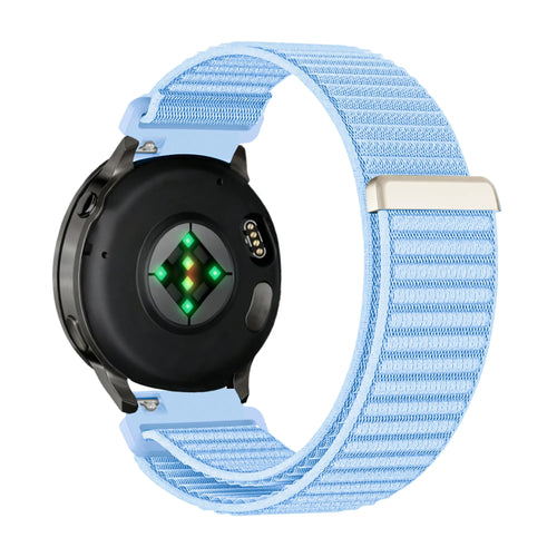 Bandz Garmin Venu 3s Nylon Strap 'Wave' (Light Blue)