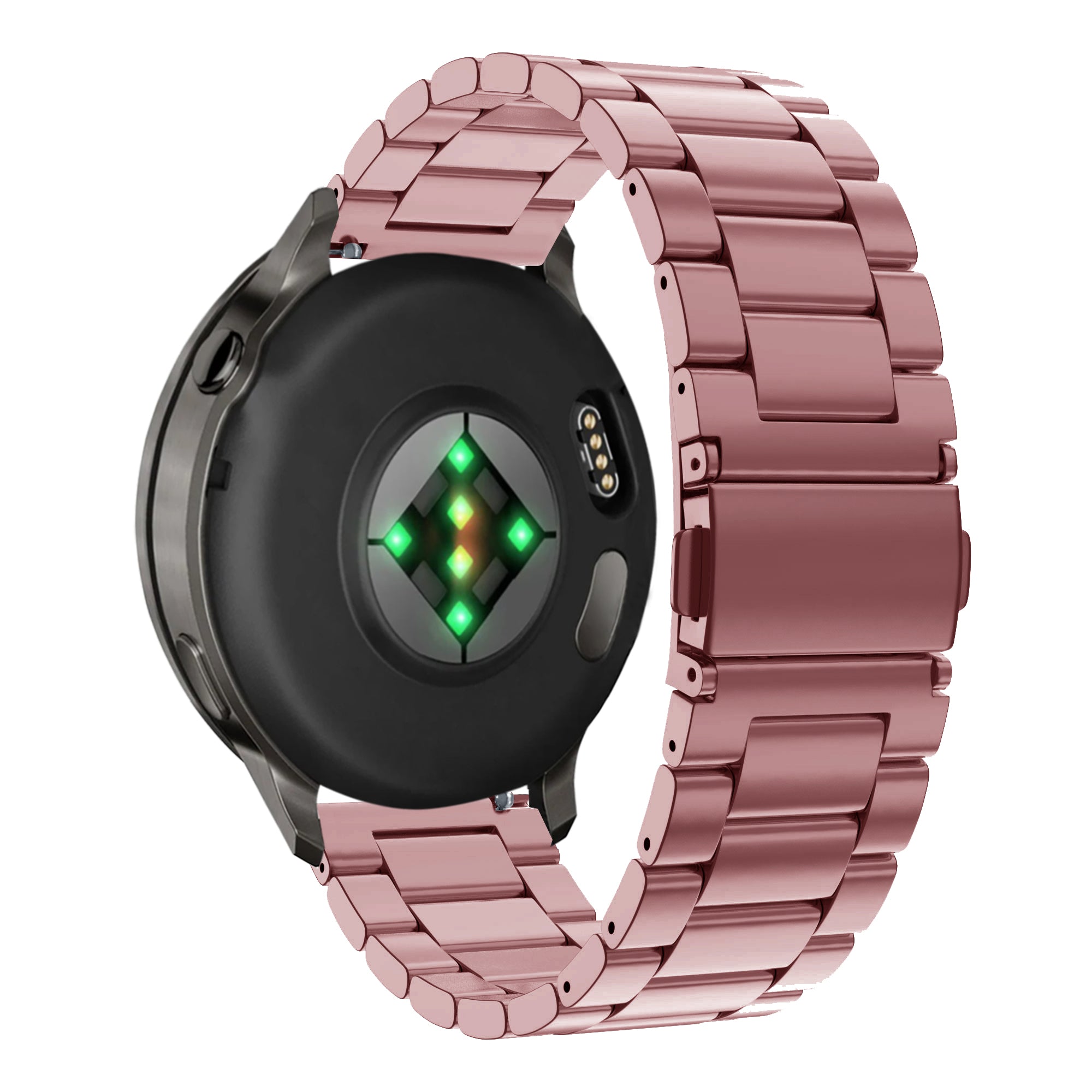 Bandz Garmin Vivomove 3s Steel Strap 'Classic' (Pink)