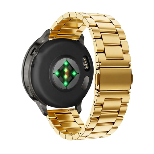 Bandz Garmin Vivoactive 3 Steel Strap 'Classic' (Gold)