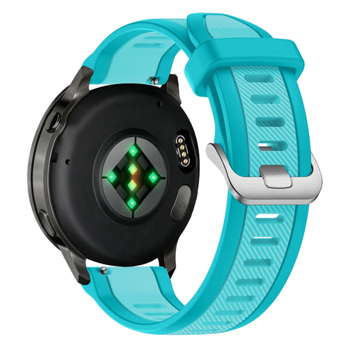 Bandz Garmin Vivoactive 5 Dual Sportarmband mit Schnalle (Aqua)