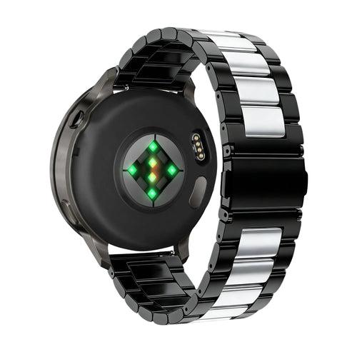 Bandz Garmin Vivoactive 3 Stahlarmband 'Classic' (Schwarz/Silber)
