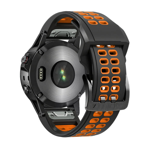 Bandz Garmin Instinct 2x Schnalle Sportarmband (Schwarz/Orange)