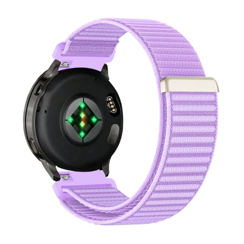 Bandz Garmin Vivomove Style Nylon Strap 'Wave' (Light Purple)