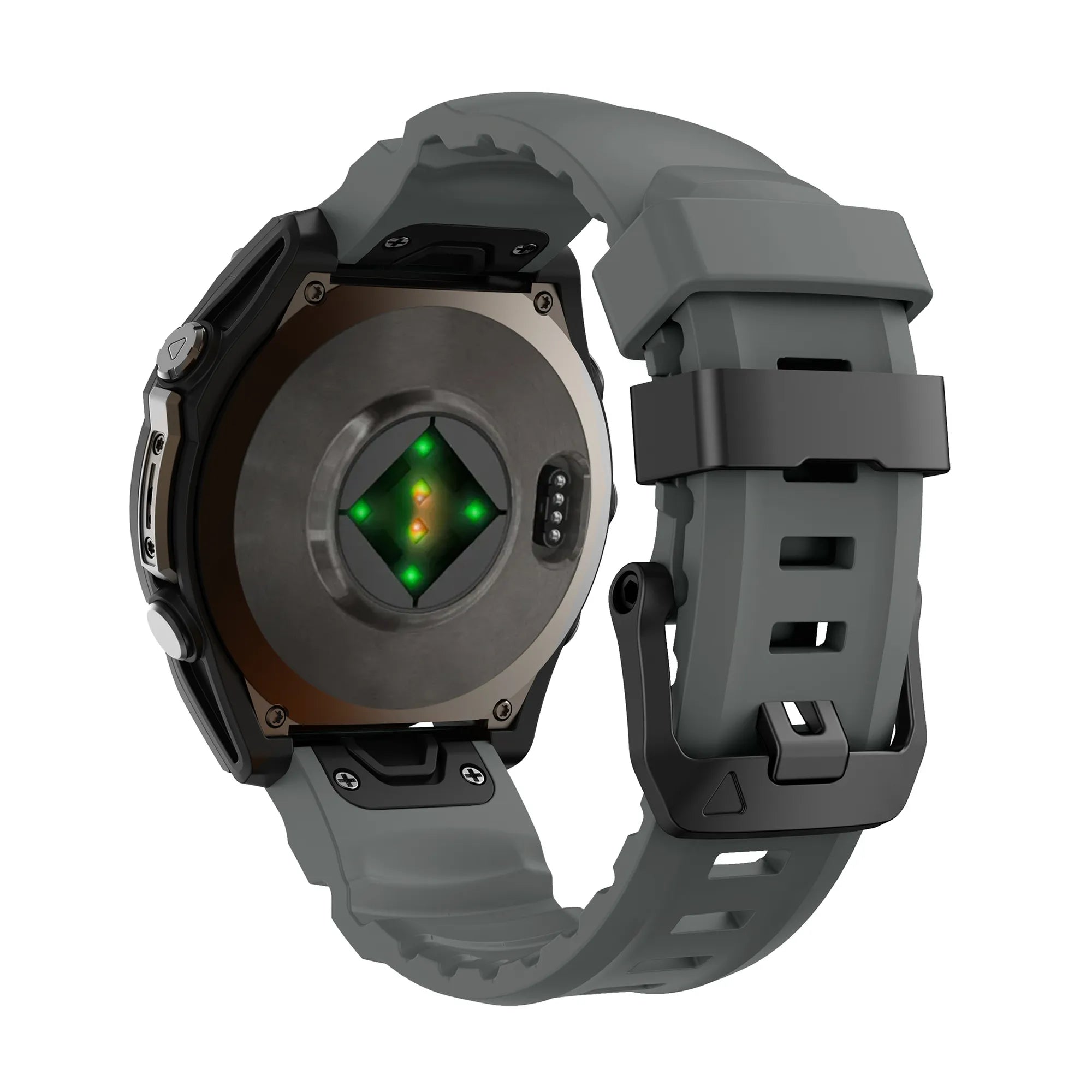 Garmin Quatix 3 / 6x / 7x Solar Trail Silikonarmband (Dunkel Grau)