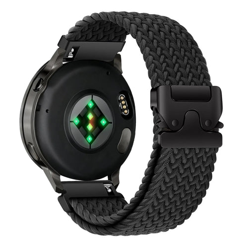 Bandz Garmin Venu 4 - 45mm Braided Strap 'Parachute' (Black)