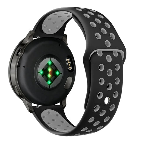 Bandz Garmin Venu 4 - 45mm Sport Strap 'Deluxe' (Black/Grey)