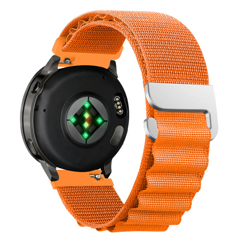 Bandz Garmin Venu Alpine Nylonarmband (Orange)