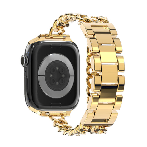 Bandz Apple Watch Stahlarmband 'Double Tour' (Gold)