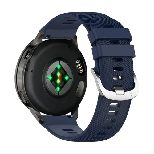Bandz Garmin Venu 3s Silikonarmband 'Deluxe' (Dunkelblau)