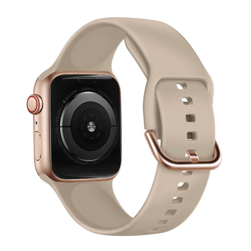 Apple Watch Silk Silikonarmband (Milk Tea)