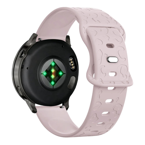 Bandz Garmin Vivoactive 5 Silicone Strap 'Leopard' (Pink)
