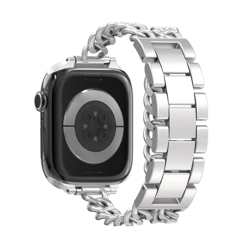 Bandz Apple Watch Steel Strap 'Double Tour' (Starlight)