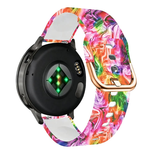 Bandz Garmin Vivoactive 5 Silikonarmband 'Colourful'