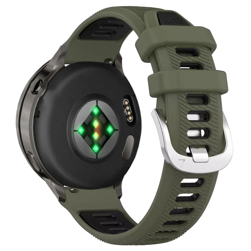 Bandz Garmin Vivomove 3s Sport Strap with Buckle (Olive Green/Black)