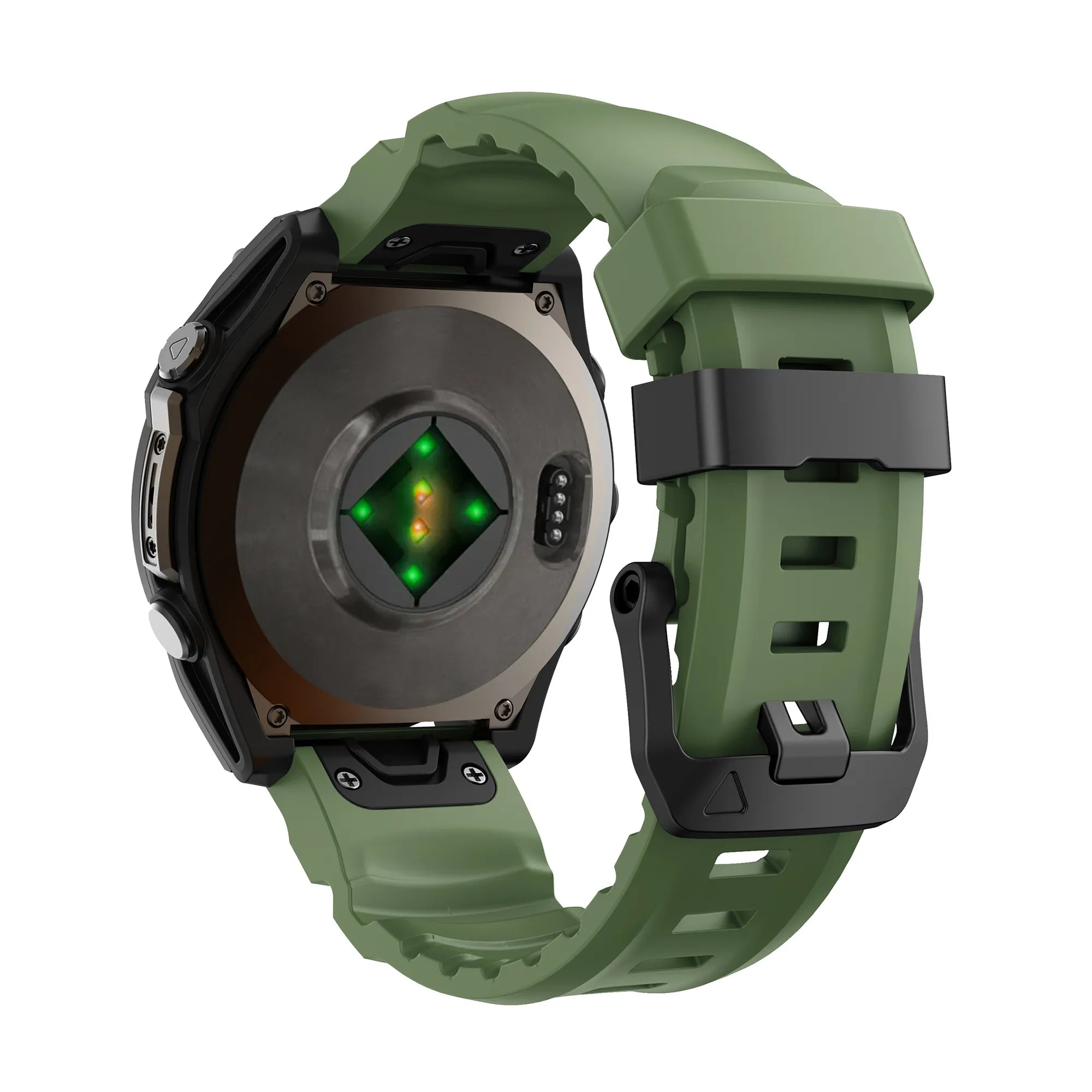 Garmin Approach S62 Trail Silikonarmband (Dunkel Grün)