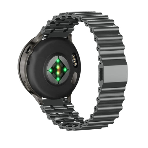 Bandz Oppo Watch X Premium Stahlarmband 'Ocean' (Graphit)