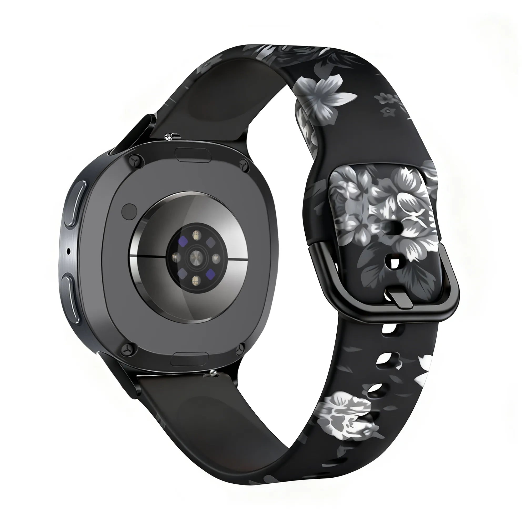 Samsung Galaxy Watch 8 Classic Grey Flower Armband