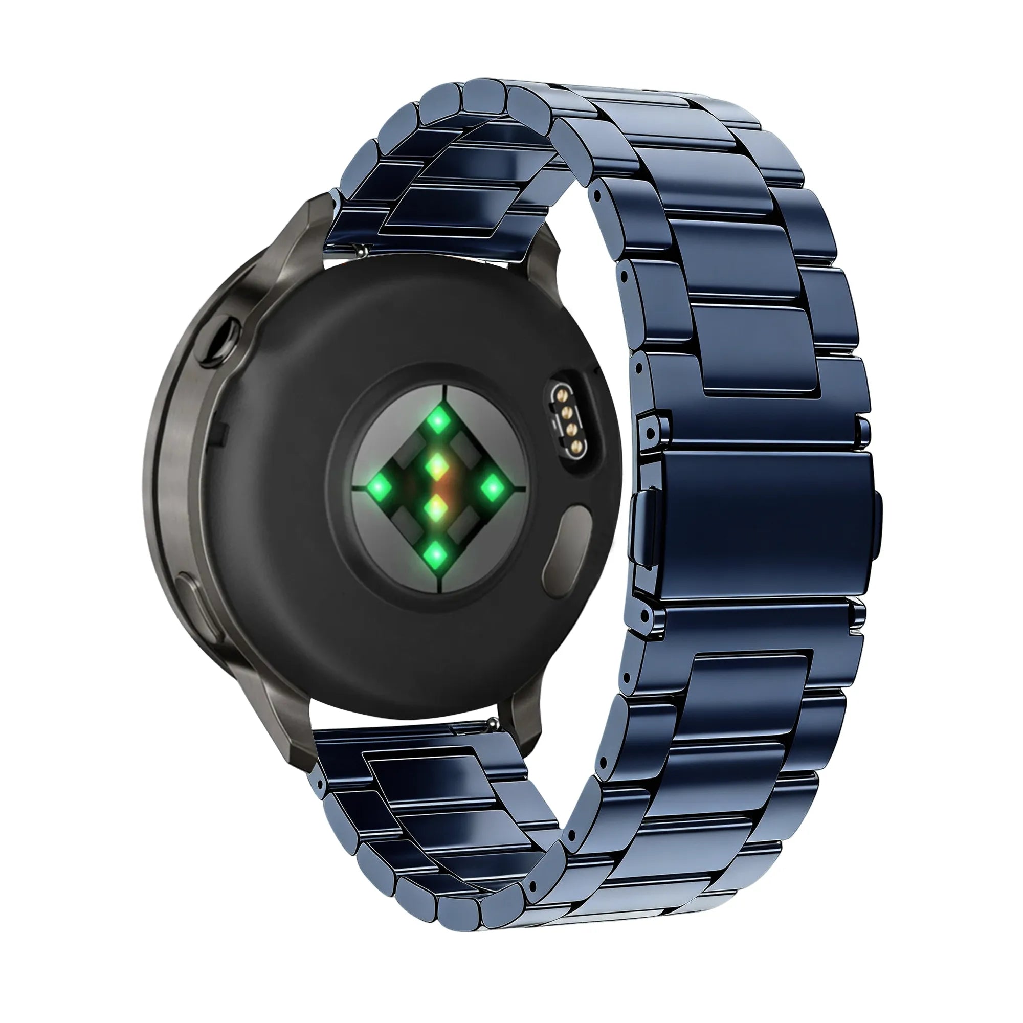 Bandz Garmin Venu 2 Steel Strap 'Classic' (Blue)