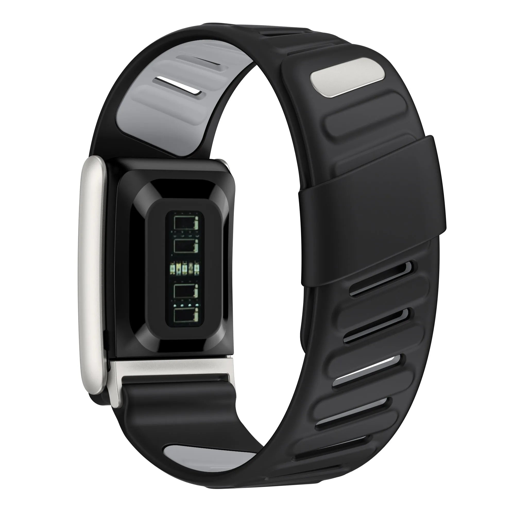 Kompatibel mit Whoop 5.0 Sportarmband (Schwarz/Grau)