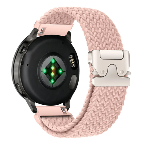 Bandz Garmin Venu 3s Braided Strap 'Parachute' (Pink)