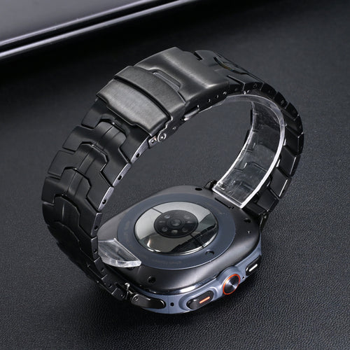 Google Pixel Watch 4 - 45mm 'Iron' Titanarmband (Schwarz)