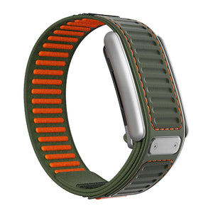 WHOOP 5.0 Nylon Hybrid Armband (Grün)