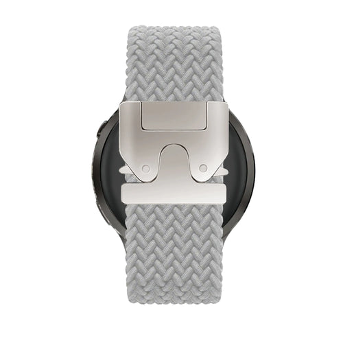 Bandz Garmin Venu 4 - 45mm Braided Strap 'Parachute' (Light Grey)
