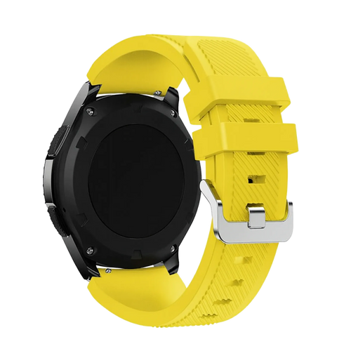 Samsung Galaxy Watch 4 40mm Silicone Strap with Buckle (Yellow)